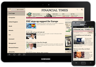 La aplicación del Financial Times genera éxito