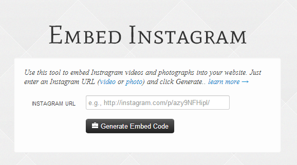 Embed Instagram. Agrega imágenes y videos de Instagram a tu sitio web